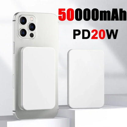 Magnetic Wireless Power Bank; Fast Charging Portable Battery
