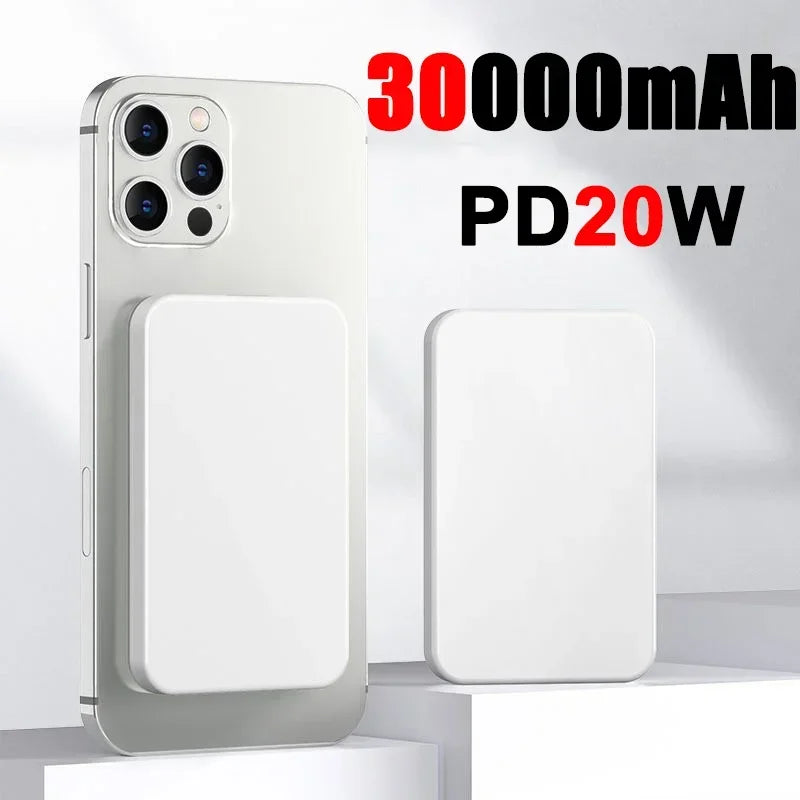 Magnetic Wireless Power Bank; Fast Charging Portable Battery