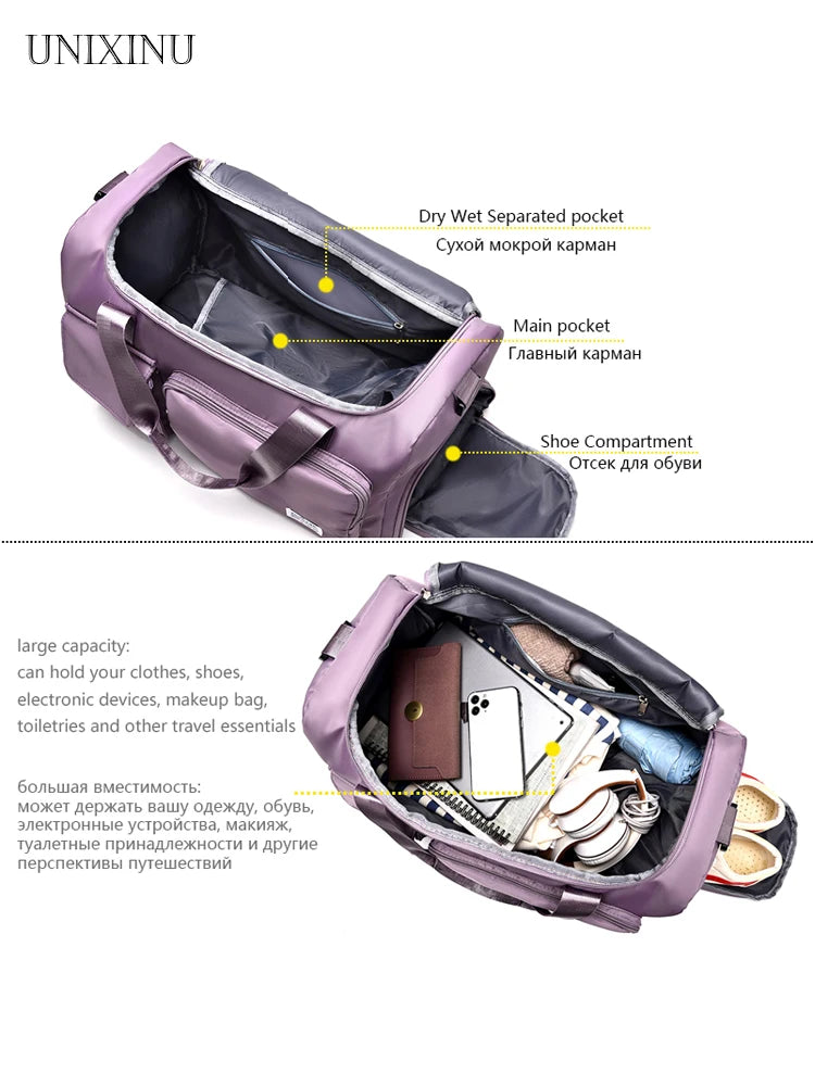 Carry-On Travel Bag; Elegant, Practical & Designed to Move With You