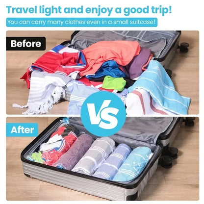 Travel Compression Bags; Pack More, Travel Smarter